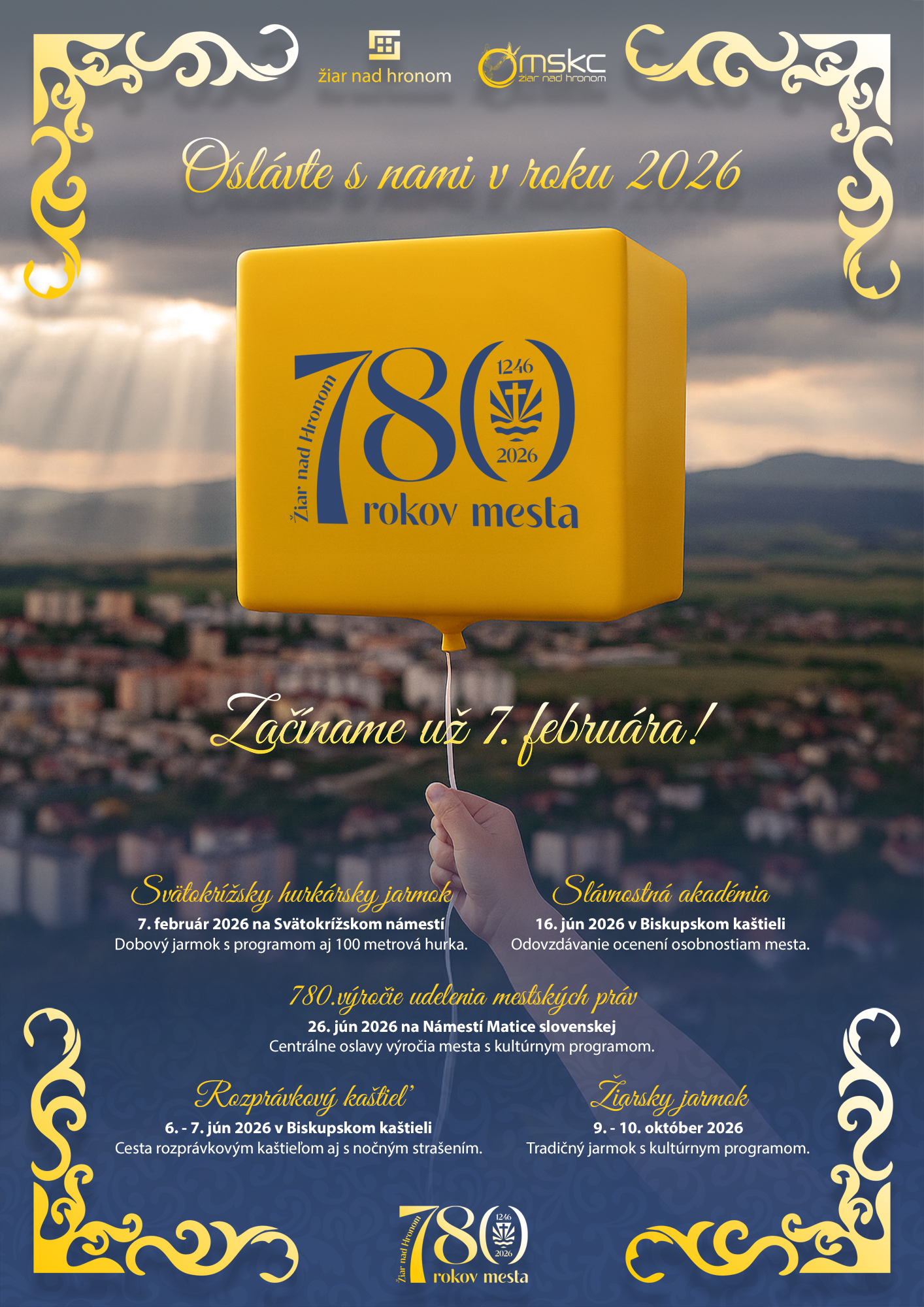 Bud&uacute;ci rok si pripomenieme 780. v&yacute;ročie udelenia mestsk&yacute;ch pr&aacute;v. V pl&aacute;ne je niekoľko d&ocirc;ležit&yacute;ch akci&iacute;, medzi nimi aj pokus o slovensk&yacute; rekord