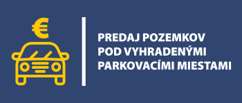 Predaj pozemkov pod vyhradenými parkovacími miestami