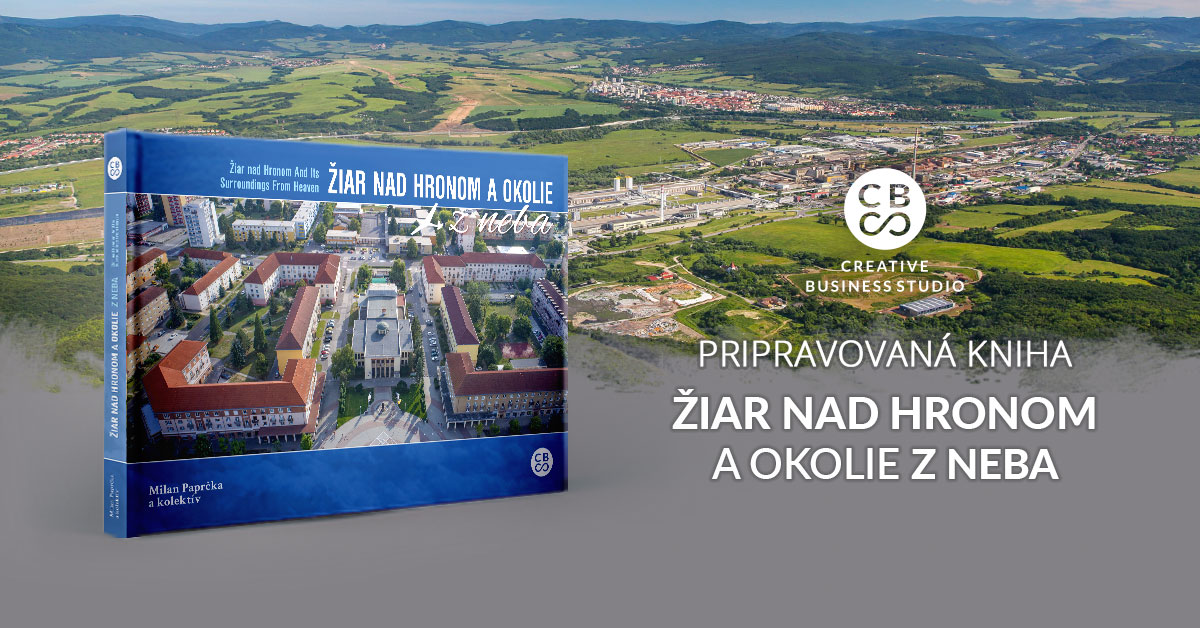 Žiar nad Hronom a okolie z neba v knižnej podobe