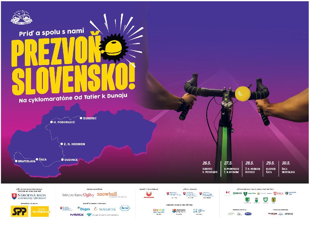 Od Tatier k Dunaju na bicykli aj napriek skleróze multiplex