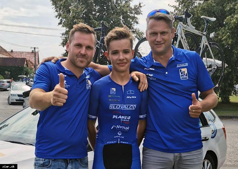 Lukáš Ungvarský je juniorský majster Slovenska v cestnej cyklistike