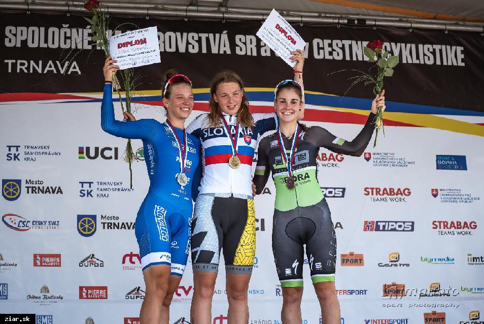 Cyklistika: Simona Záhorcová sa stala juniorskou vicemajsterkou Slovenska