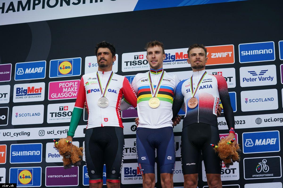 obr: Cyklista Martin Svrček má bronz z Majstrovstiev sveta. Na svoje tréningy využíva okolie Žiaru