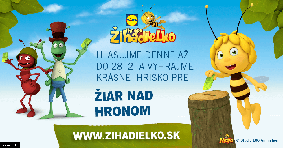 Hlasujte za žiarske Žihadielko a vyhrajte 2 550 eur!