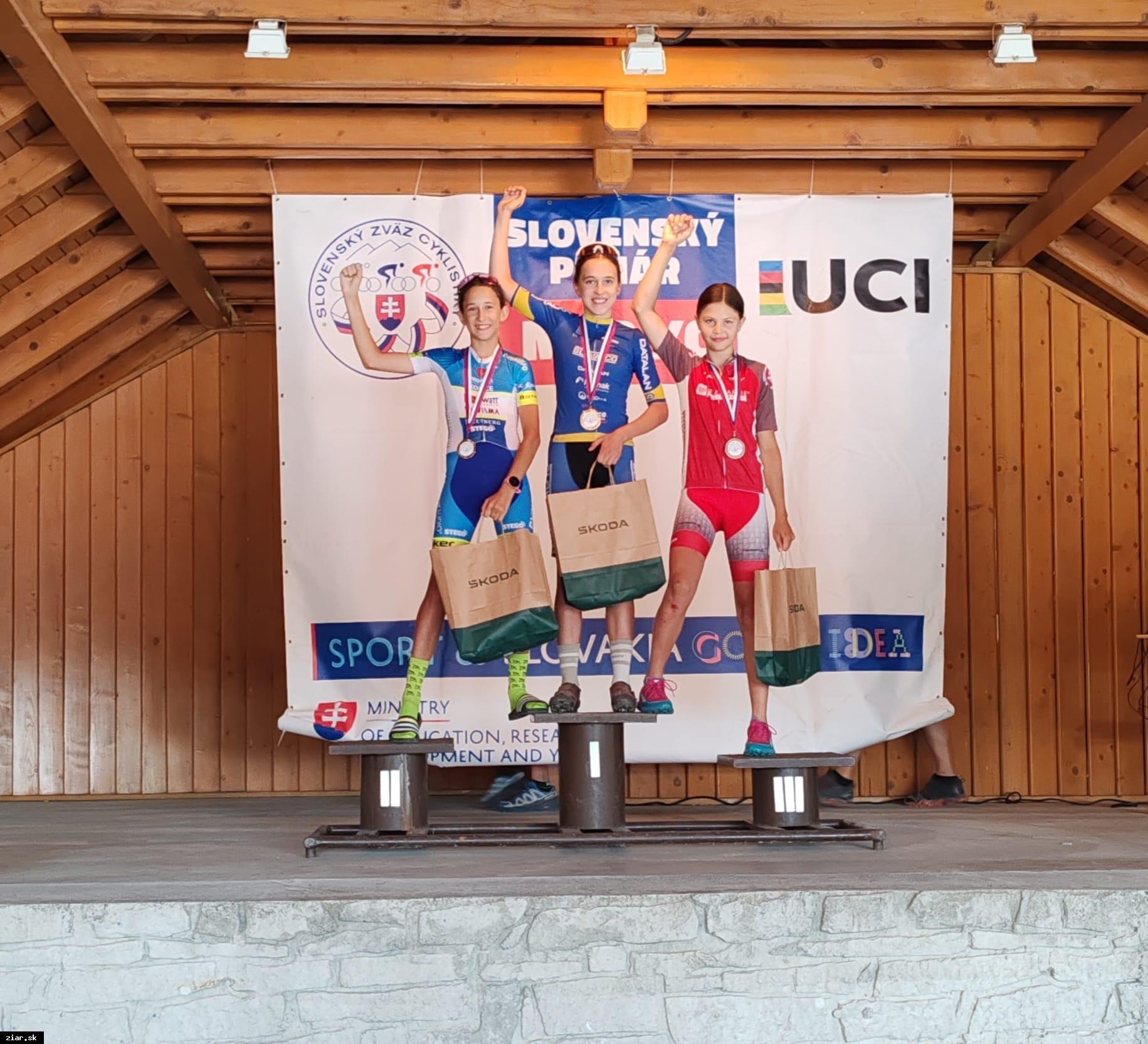 Žiarski cyklisti ladili formu na Skalke, už majú prvé medaily z majstrovstiev Slovenska MTB XC