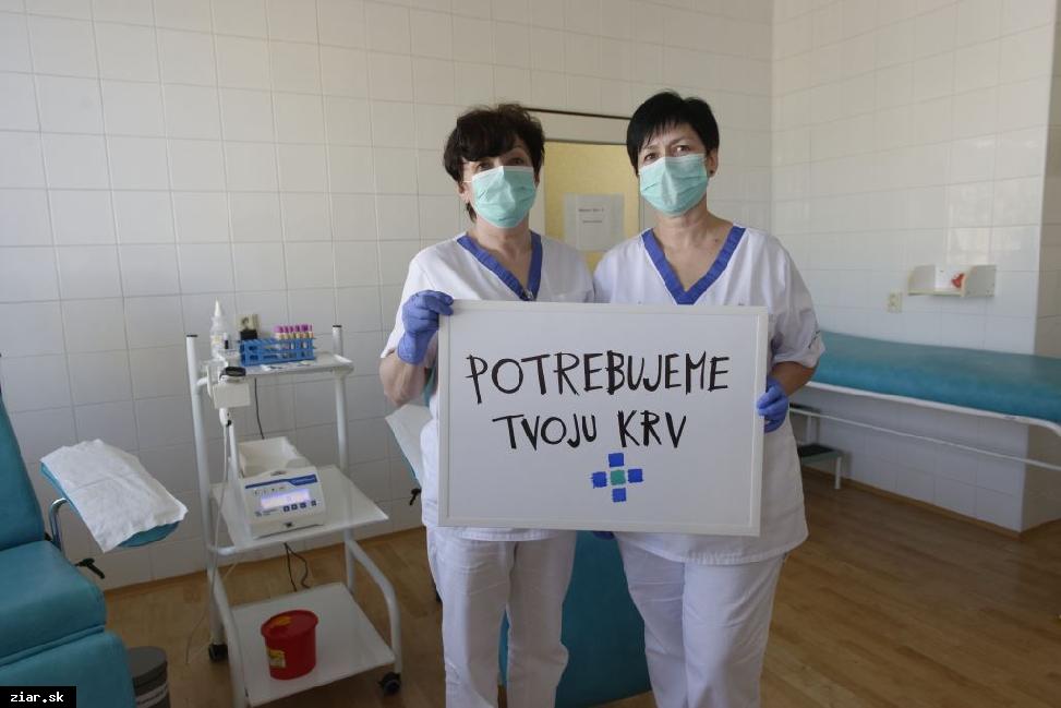 Žiarska nemocnica vyzýva k darovaniu krvi