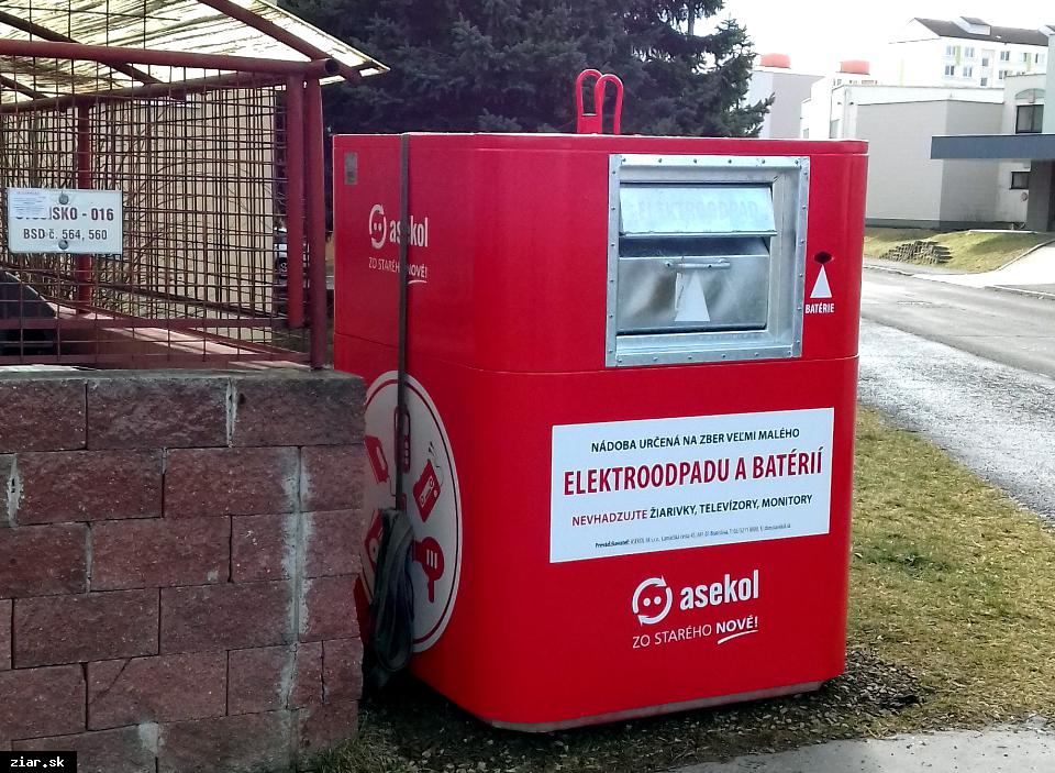 V meste pribudli nové kontajnery na elektroodpad