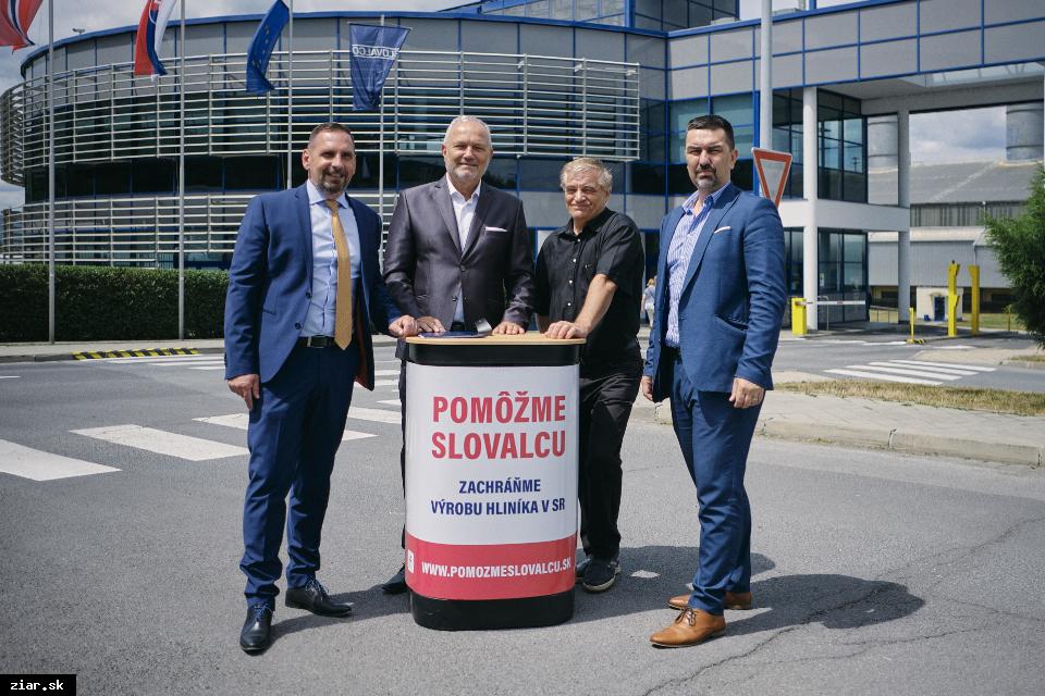 obr: Spustila sa petícia na podporu Slovalca a zachovania výroby hliníka v Žiari nad Hronom