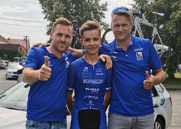 Lukáš Ungvarský je juniorský majster Slovenska v cestnej cyklistike