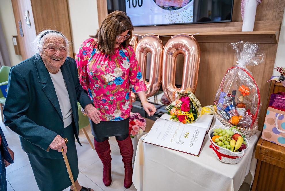 100-ročná jubilantka Gabriela Miškovičová