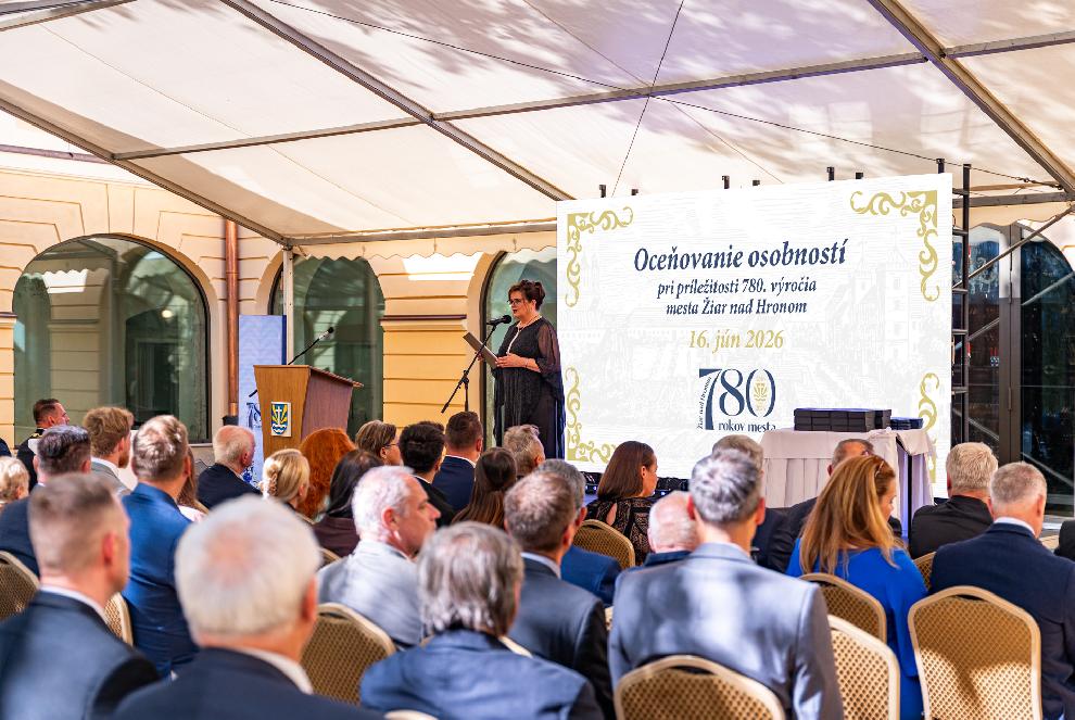 Mesto dôstojne ocenilo významné osobnosti, hostia neskrývali dojatie