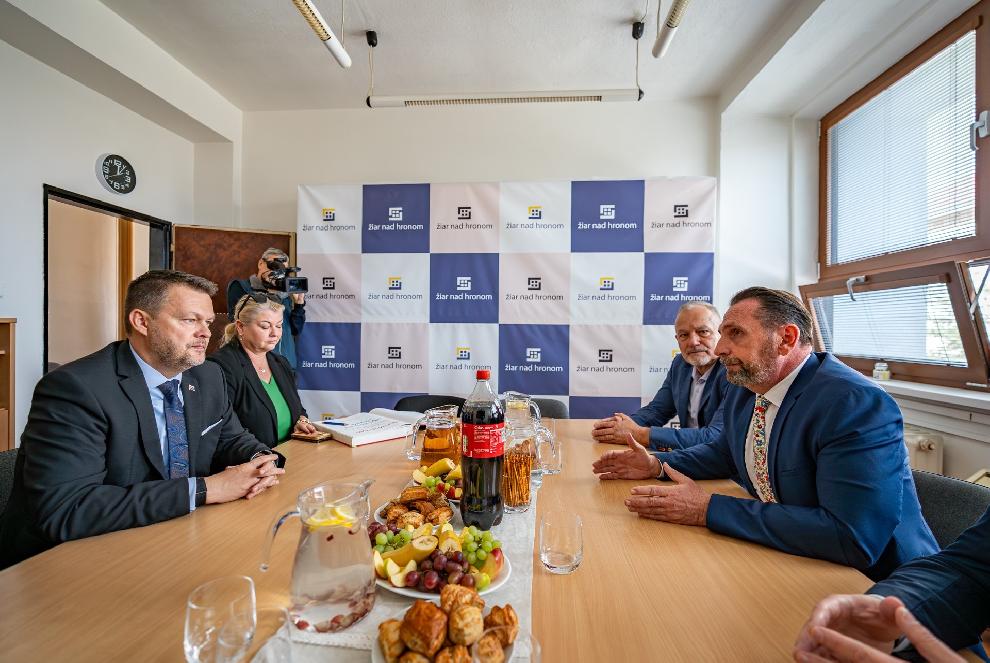Minister Samuel Migaľ v Žiari nad Hronom: Témou rokovania boli eurofondy aj budúci rozvoj mesta
