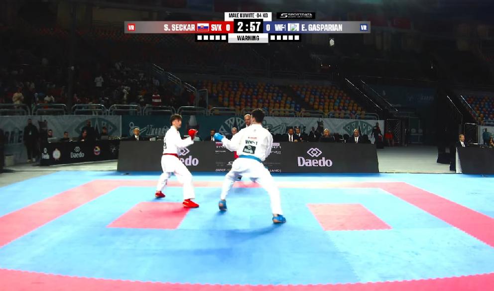 Karatista Šimon úspešný na seniorských Majstrovstvách sveta v Káhire