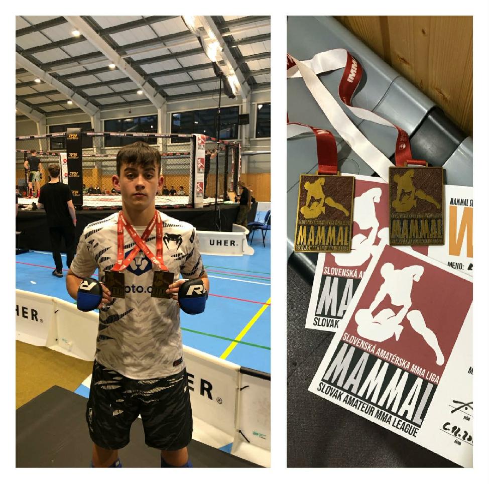 Úspech žiarskeho MMA zápasníka Tomáša Kulicha na podujatí MAMMAL 58 v Martine