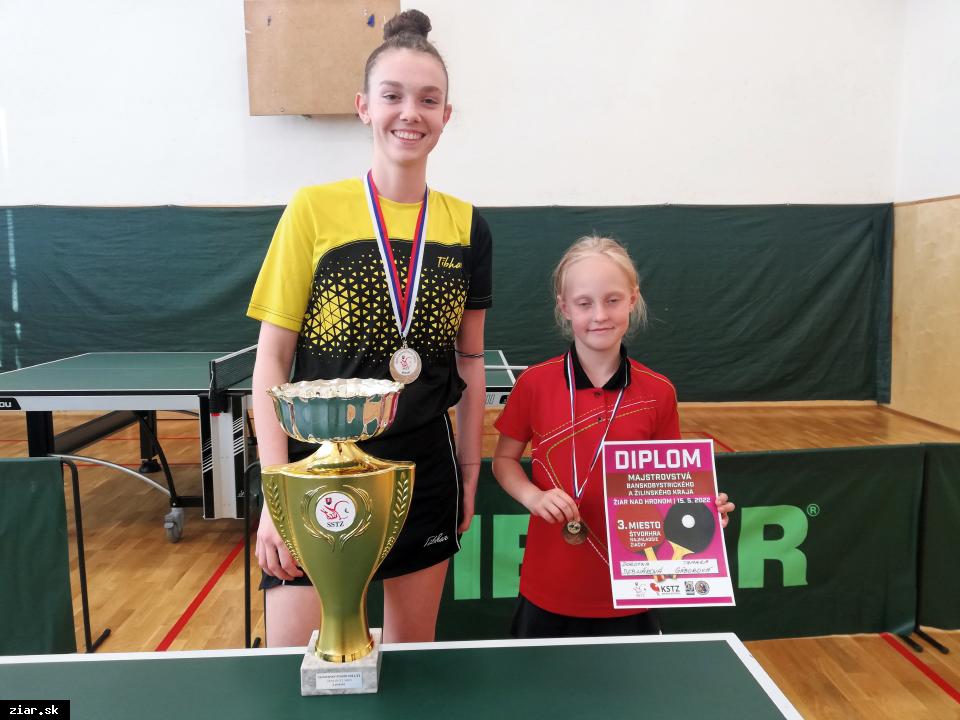 obr: Stolný tenis: Linda Majerčíková víťazkou Slovenského pohára U21
