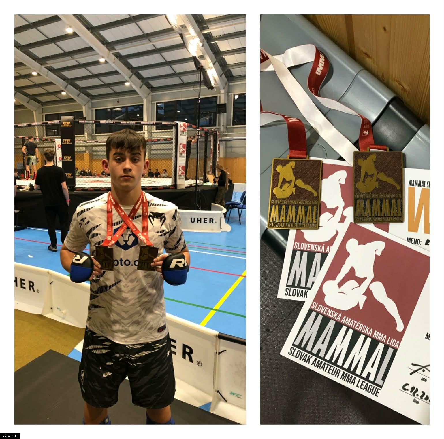 Úspech žiarskeho MMA zápasníka Tomáša Kulicha na podujatí MAMMAL 58 v Martine